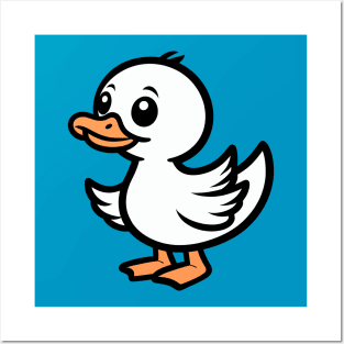 Cartoon Duck Posters and Art